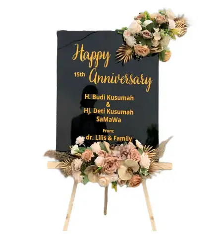 Papan Bunga Akrilik Koto Lalang